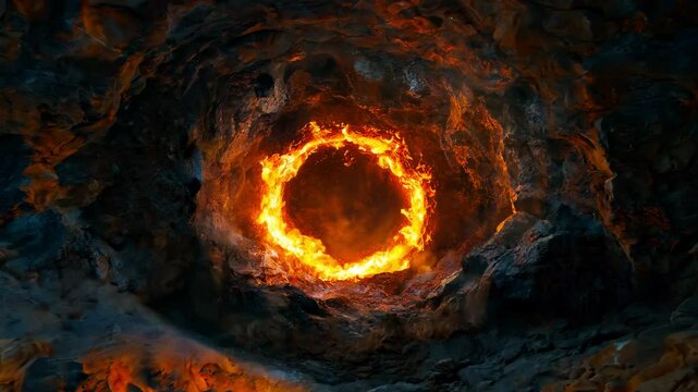Mystical Lava Portal &ndash; Gateway to Another Realm - made with Generative AI