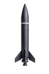 Missile isolated on white background
