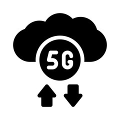 5G glyph icon