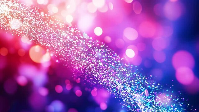 Sparkling Bokeh Texture: Festive Light Background - made with Generative AI