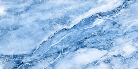 Obraz premium Blue Marble Texture Background Creates a Luxurious and Elegant Feel for Designs.