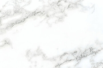 White Marble Texture Background Creates a Clean and Elegant Look for Designs with Subtle Grey Veins.