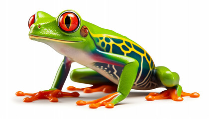 green eyed tree frog