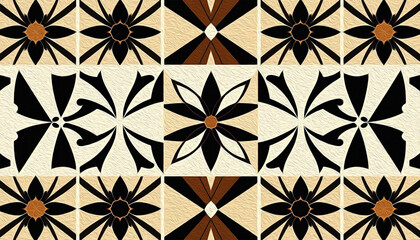 Fototapeta premium Oriental pattern. Oil painting. Pattern for printing on wall decorations, covers, leaflets, business cards