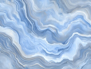 Abstract Blue Marble Texture Background Creates Smooth Wavy Pattern with Elegant Design Seamlessly