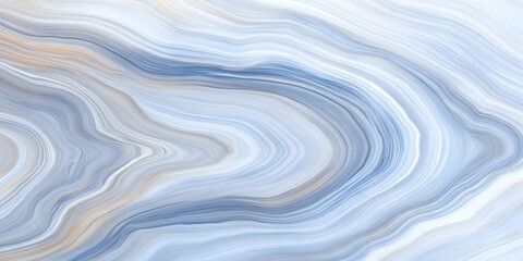 Abstract Background Shows Wavy Blue and Beige Lines Flowing Smoothly and Elegantly
