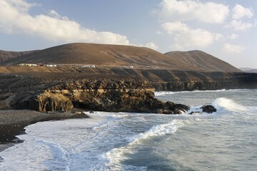 Obraz premium Beach Playa de los Muertos in Ajuy = Puerto de la Pena , Fuerteventura , Canary Islands