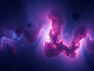 Obraz premium galaxy background