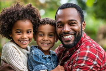 Family Smiles While Feeding Farm Animals
