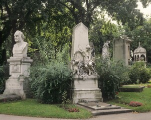 Old graves - Central cementary - Vienna - Austria