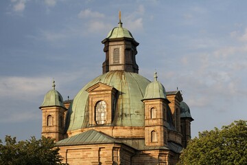 Baroque pilgrimage church in Freystadt , Oberpfalz , Upper Palatinate , Bavaria Germany