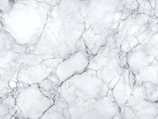 White Marble Texture Background Shows Elegant Stone Veins Beautifully, Perfect for Design Projects.