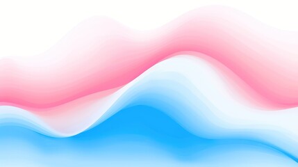 Abstract Pink and Blue Wave Background Design