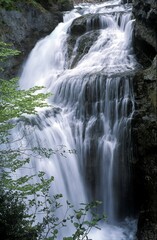 Waterfall Rio Arazas in Ordesa Nationalpark in Pyrenees - Spain - Aragon
