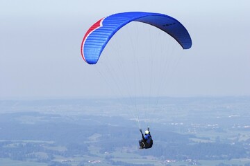 Paraglider, Allgaeu, Bavaria, Germany, Europe