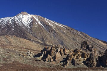 National park Canadas del Teide - El Teide Roques de Garcia Tenerife Canary Islands Spain