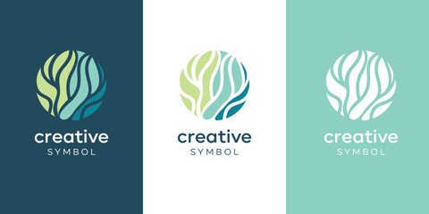 Leaf  logo design  ,tree branch inspiration