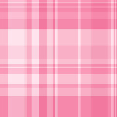 Fototapeta premium Soft pink and white plaid pattern. Ideal for backgrounds, textiles, and feminine designs. Seamless repeat texture with subtle gradient for a delicate feel.
