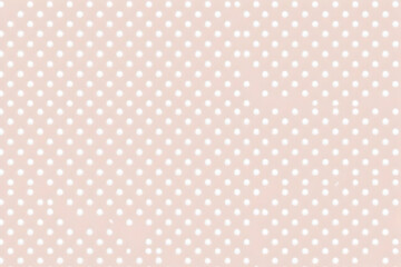 Pink Background with White Polka Dots Creates a Sweet and Simple Design for Various Projects