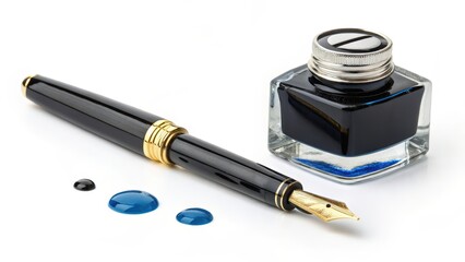 ink pen isolated on white