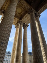 Columns of the Pantheon in Paris