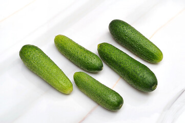 Fresh cucumbers