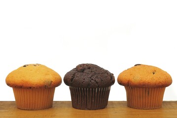 Three muffins