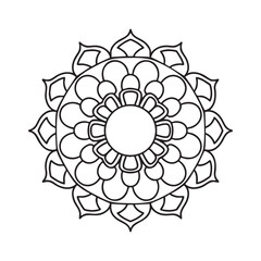 Creative luxury of mandala illustration
