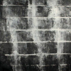 Obraz premium Dark Grunge Brick Wall Texture Background Shows Weathered and Distressed Surface Design Perfectly.
