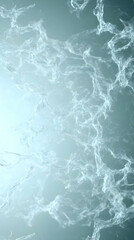 Fototapeta premium Abstract 3D Render of Swirling Water Currents Creates a Dynamic and Fluid Visual