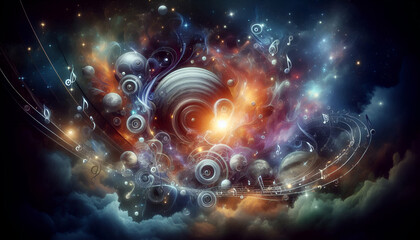 Galactic Melody: Planets in Musical Orbit