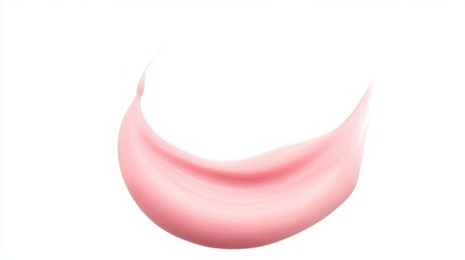 Soft Pastel Nail Polish Stroke Illustration for Beauty and Cosmetics Concepts