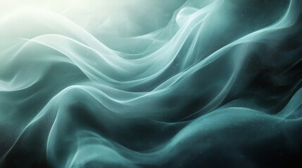 Obraz premium Abstract background dark brown and light turquoise waves featuring a grainy noise effect for a textured and contemporary wallpaper design