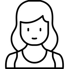 Fototapeta premium Woman Icon