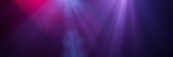 Colorful Stage Lighting Beams in Dark Concert Atmosphere