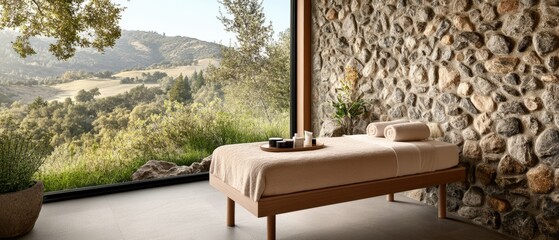 Old stone wall with rough texture and weathered appearance in natural outdoor setting