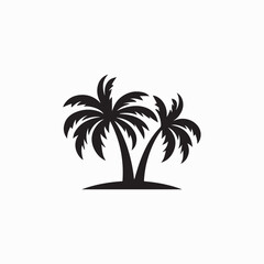 Obraz premium palm tree design fully editable vector template