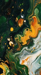 Stunning Abstract Painting with Vibrant Colors