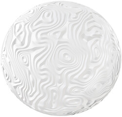 Obraz premium 3D Whte geometric abstract shape