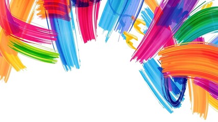 Abstract Educational Concepts: Brushstrokes of Knowledge