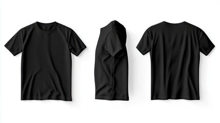 Black T-Shirt Mockup