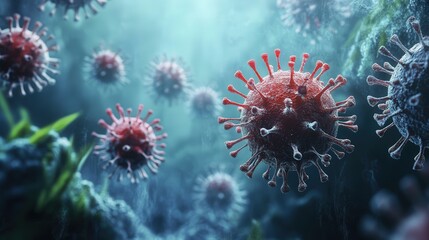 Obraz premium impact does a compromised immune system have on pathogen entry into the lungs