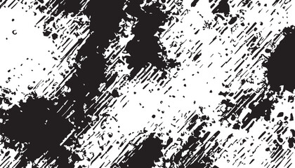 Black and white dust and Scratched Textured Background. Black and white Grunge texture. Distress overlay texture. Vector EPS10.