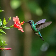 hummingbird in flight