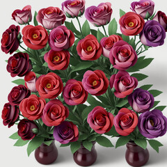 Obraz premium Flores de San Valentín