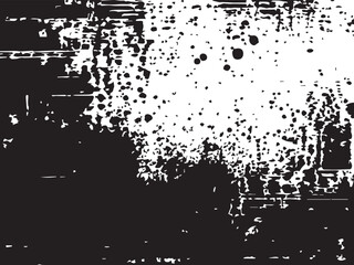 Black and white dust and Scratched Textured Background. Black and white Grunge texture. Distress overlay texture. Vector EPS10.