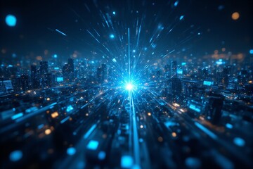 Obraz premium AI systems revolutionizing supply chain logistics in global trade networks