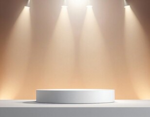 3d background podium