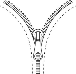 지퍼 흑백 © a-young