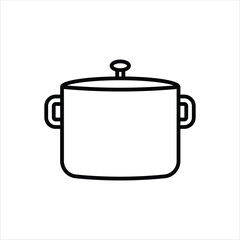 Obraz premium Pot Line Icons Design Elements Illustration
